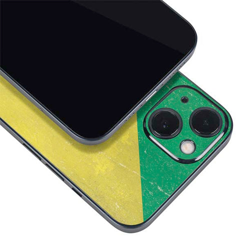 Republic of the Congo Flag Distressed iPhone 15 Skin